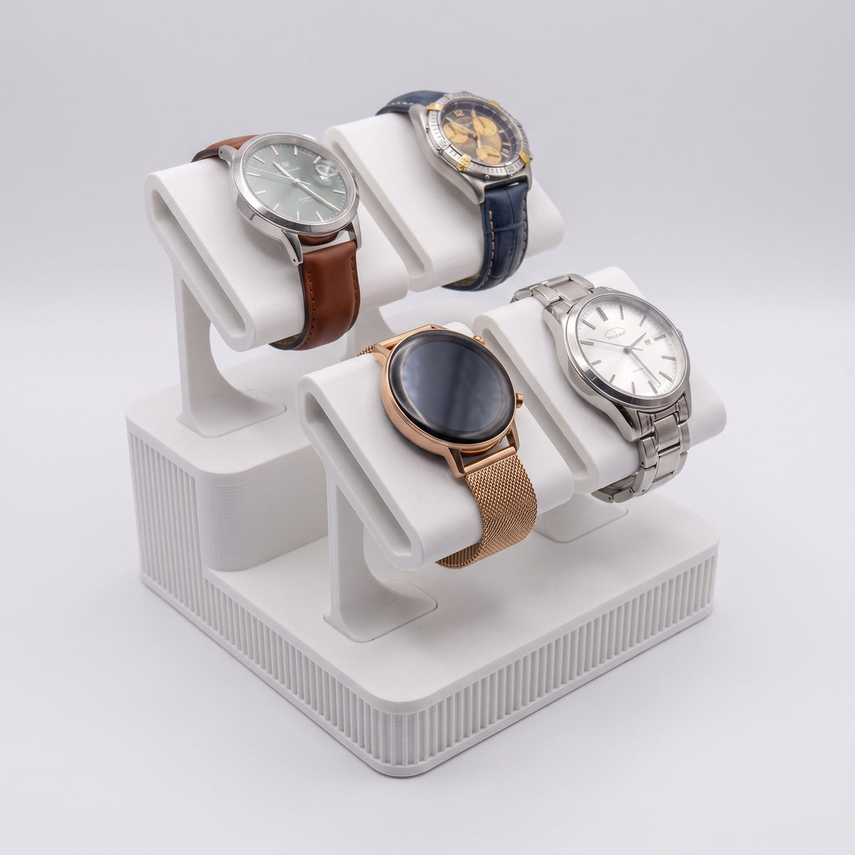 Display Rack Four in Ceramic holding four watches