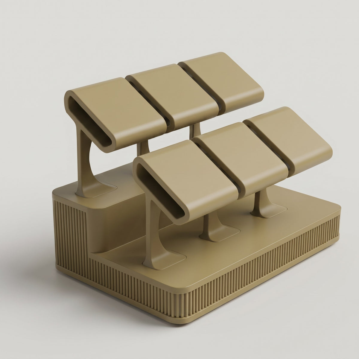 Display Rack Summit in Olive, empty