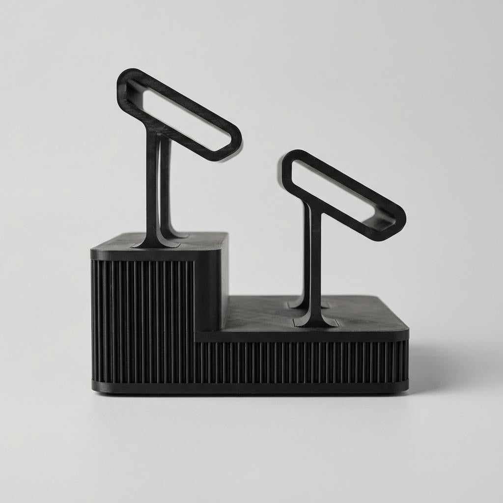 Display Rack Four watch display stand in Graphite