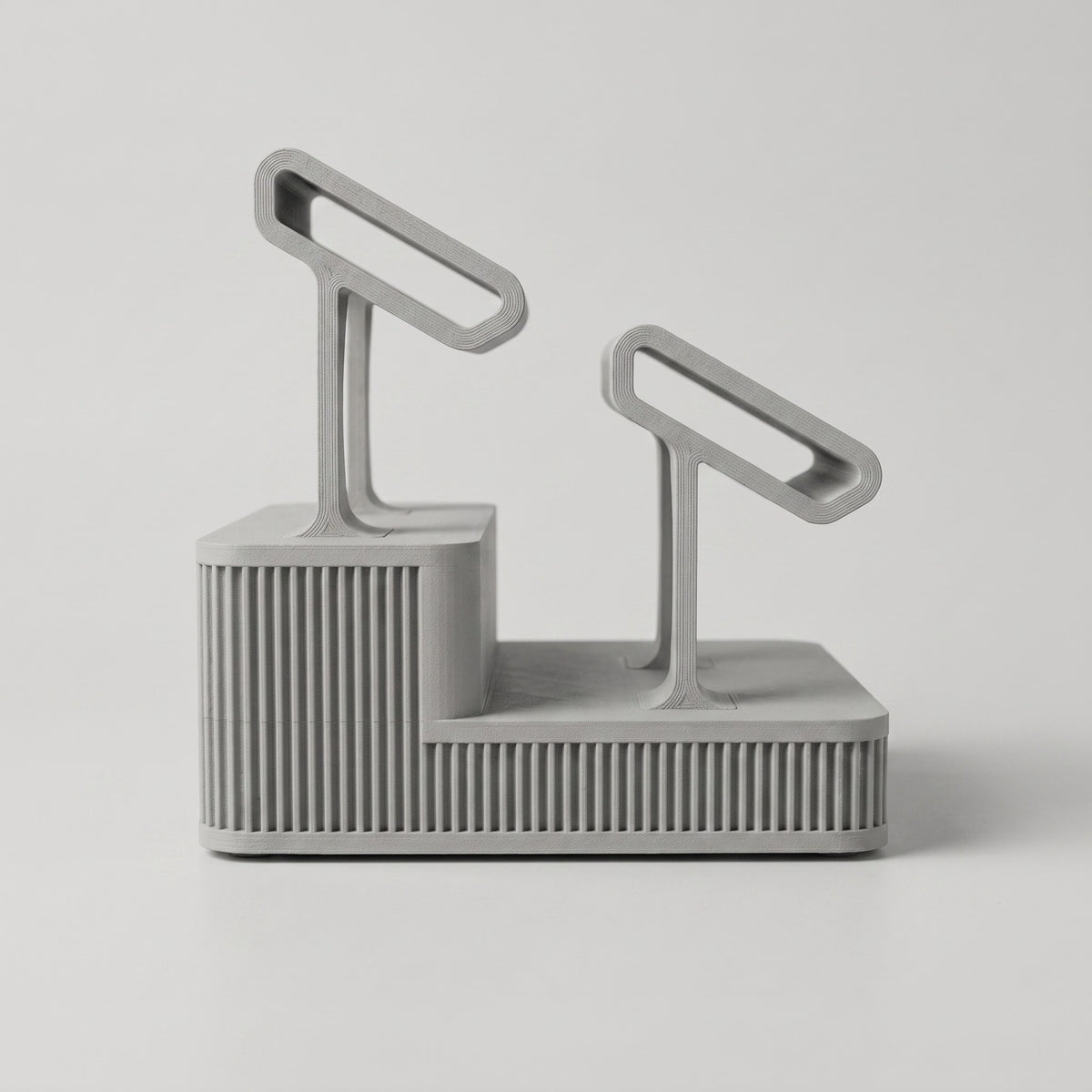Display Rack Four watch display stand in Stone