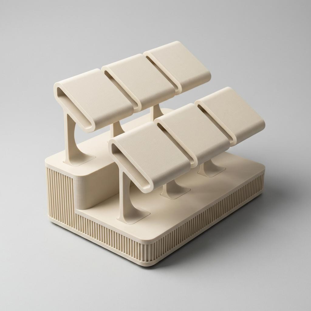Display Rack Summit in Sand, empty